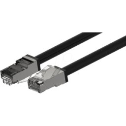 WIREWIN PKW OUTSF0.25 - Cable de remiendo, CAT.6a, S/FTP, PUR, al aire libre, 0,25 m, ne