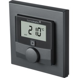 HOMEMATIC IP HMIP WTH-A - Termostato de pared con sensor de humedad, antracita