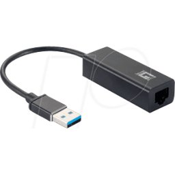 LEVELONE USB0401 - Adaptador USB 3.0 tipo-A>1 LAN RJ45 compacto negro