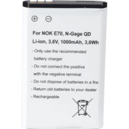 FREI AKKU NOK 45 - Batería de repuesto para Nokia, E70 / HF-300 / N-Gage QD,