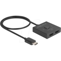 DELOCK 18901 - HDMI Switch 2 a 1 bidireccional 8K