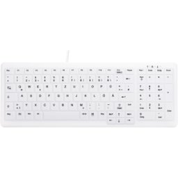 CONTOUR AK-C7000FUVSWGE - Teclado, USB, IP68, desinfectable, bloque numérico, blanco, de
