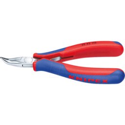 KNIPEX KN 35 42 115 - Alicate para electrónica de precisión, curvado 45°