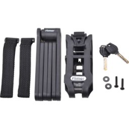 FREI BIKE 43149 - Candado plegable para bicicletas con soporte, máxima seguridad
