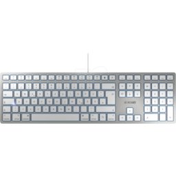 CHERRY JK-1610DE - Teclado, Mac, cable, delgado, diseño: DE