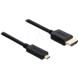 DELOCK 81692 - Cable High Speed HDMI coaxial HDMI macho a Micro HDMI macho 8K 6