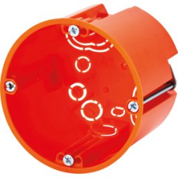 F-TRONIC EL E 117 - Caja de interruptor de pared hueca, 68 mm de diámetro, 61