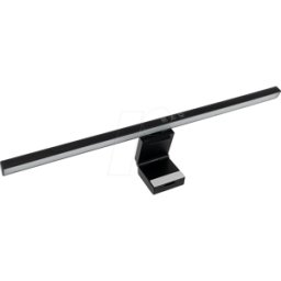 LUXULA LX700165 - Lámpara de monitor, negra, 50 cm, 5 W, control táctil, regulable
