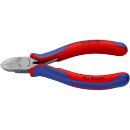 KNIPEX KN 72 02 125 - Alicate de corte diagonal para plástico, 125 mm, pulido
