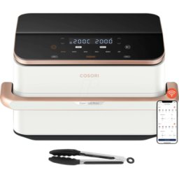 COSORI 78440 - Cosori - Freidora de aire caliente Dual Blaze Twin Fry 10l oro b