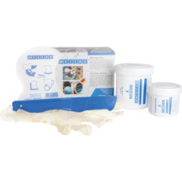 WEICON 10150002 - Sistema de resina epoxi acero plástico F, 200 g