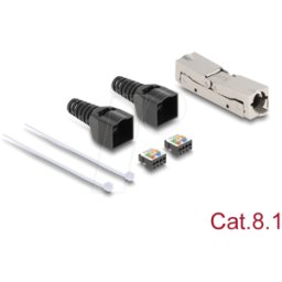 DELOCK 87096 - Conector RJ45 LSA > LSA, Cat.8.1, sin herramientas