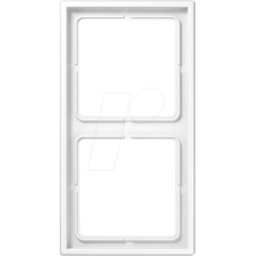 JUNG JG LS982 - Bastidor doble, montaje vertical y horizontal, plástico t