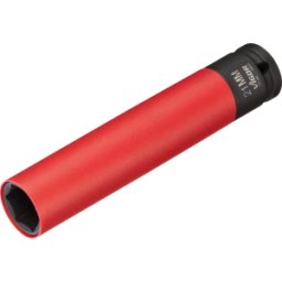 VIGOR VI 5932 - Inserto de llave de impacto, 1/2", 21 mm, largo