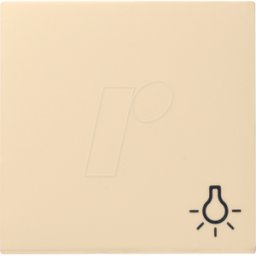 GIRA55 WL CWG - Interruptor basculante de luz blanco crema brillante
