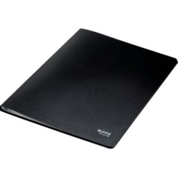 LEITZ 46770095 - Libro de registro, 40 fundas, a4, reciclado, negro