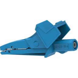 ELECTRO PJP PJP 5004/LM-BL - Pinza de cocodrilo de seguridad, 4 mm, azul