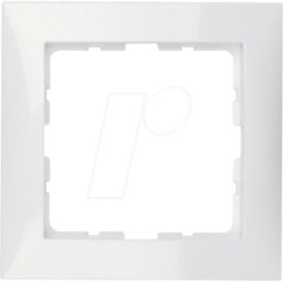 BERKER 10118989 - Marco simple, p.1, blanco polar brillante