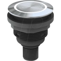 SCHLEGEL SVATLRWI0090C005 - Pulsador - 1 S, campana, acero inoxidable, anillo led blanco