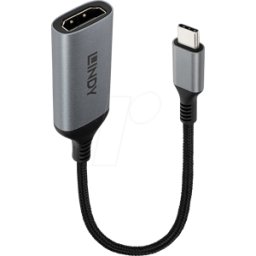 LINDY 43428 - Convertidor USB tipo C > HDMI, 8K 60Hz