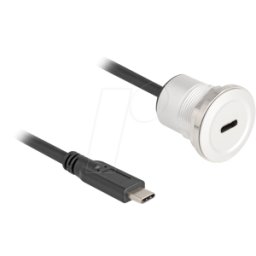 DELOCK 88183 - Toma de panel USB 3.1 Tipo-C