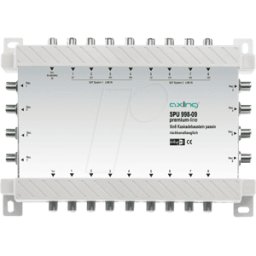 AXING SAT SPU998-09 - Multi-switch, 9 / 8, módulo en cascada, Premium-Line