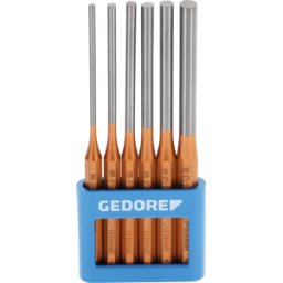 GEDORE WERKZEUG GEDO 119 L - Juego de punzones, forma larga, 6 piezas en un soporte de PVC
