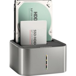 AXAGON AXG ADSA-DC - Base y estación de copia 2x 2.5"/3.5" SATA, USB 3.0