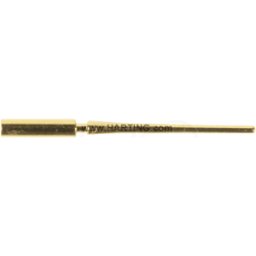 HARTING HAN 211 1919 - Contacto pasador, 0.13 ... 0.25mm², cobre, bañado en oro