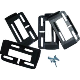 FREI KFZ 012056 - Soporte para matrícula de coche, universal, 4 piezas.