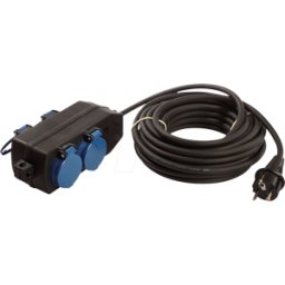 BACHMANN BACH 349.044 - Caja de conexiones 10 m, H07RN-F, negro