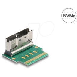 DELOCK 64179 - Adaptador SLIM SAS SFF-8654 8i macho > zócalo 90° en &aac