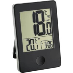 TFA DOSTMANN WS 3051 01 - Termómetro inalámbrico, negro
