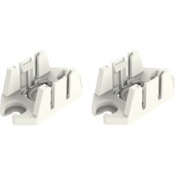 WAGO 770-1627 - Placa de montaje, 2 polos, para tableros de distribución,