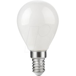 SCHIEFER LIGHTING SCHI LT147225017 - Lámpara LED E14, 2,9 W, 250 lm, 2700 K, Opal, Filamento,