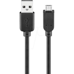 GOOBAY 93922 - Cable USB 2.0, conector macho a macho micro B, 0,60 m