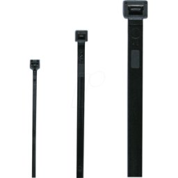 CIMCO 181879 - Bridas de cable, negro, 4.5x250mm, 100 piezas