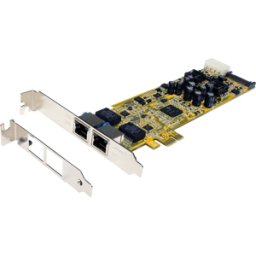 EXSYS EX6072POE2 - Tarjeta de red, PCI Express, Gigabit Ethernet, 2 RJ45