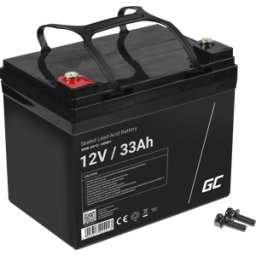 GREEN CELL GC AGM21 33AH - Batería de plomo-vellón, AGM, 12V, 33 Ah