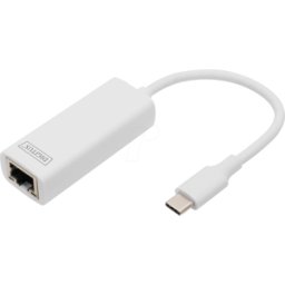 DIGITUS DN-3024 - Tarjeta de red, USB tipo C, Gigabit Ethernet, 1 RJ45