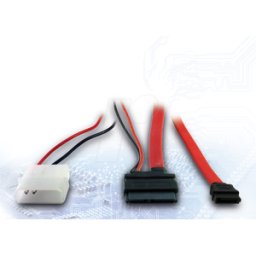 INTER-TECH IT88885323 - SATA > Slim SATA + Power, 0,6 m
