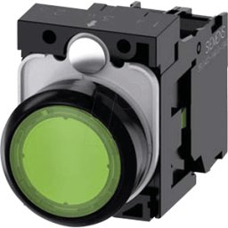 SIEMENS ACT 2AB40-1BA0 - Pulsador luminoso, 1 no, verde, redondo