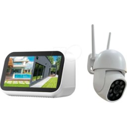 TECHNAXX TX-389 - Cámara de seguridad, IP, WLAN, al aire libre, Mini, Con pantalla