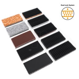 BERNSTEIN BERN 9 900 K50S - Mandíbulas suaves con velcro, 50 mm, 20 piezas