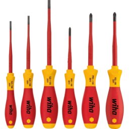 WIHA 38362 - Juego de destornilladores SoftFinish® electric slimFix, 6 piezas