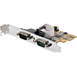 STARTECH.COM ST 21050-PC-2 - Tarjeta serie PCI Express de 2 puertos, RS232, perfil bajo
