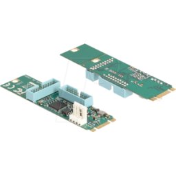 DELOCK 61066 - Llave M.2 B+M > 4 x USB 3.0 A externo, cable de 50 cm