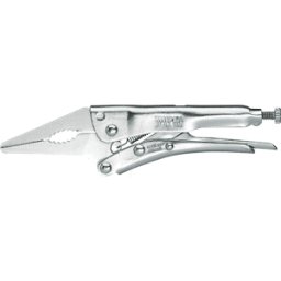 KNIPEX KN 41 34 165 - Mordazas grip, mordazas estrechas, alicates de boca larga, 165 m