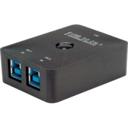 VALUE 14992015 - Conmutador USB 3.0 de 2 puertos, 2 USB-B a 1 USB 3.0 tipo A.
