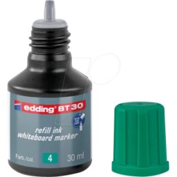 EDDING BT30004 - Tinta de relleno, marcador para pizarra blanca, BT 30, verde